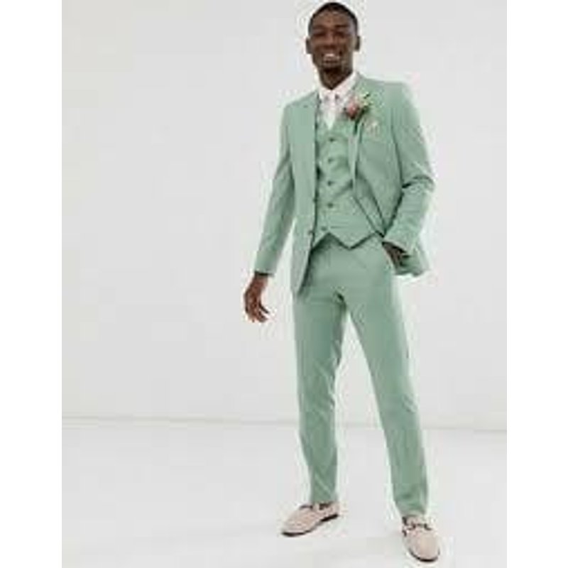 Costume de mariage vert sauge par AlbertoNardoniStore — Costumes et vestons pour hommes