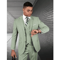 Sage Green Wedding Suit by AlbertoNardoniStore