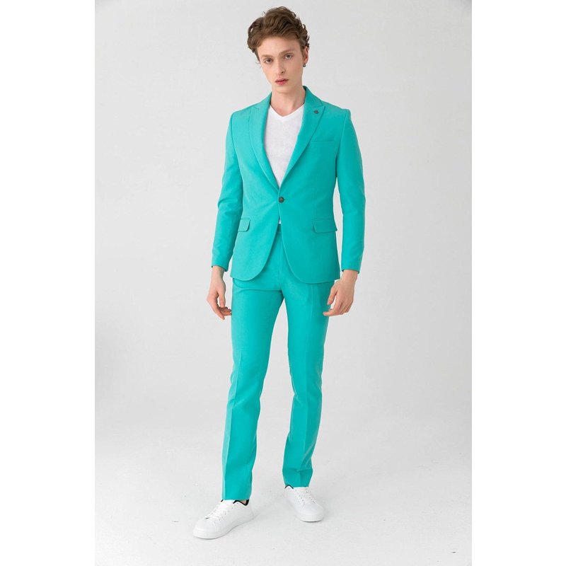 Costume bleu Tiffany — Costumes et vestons pour hommes