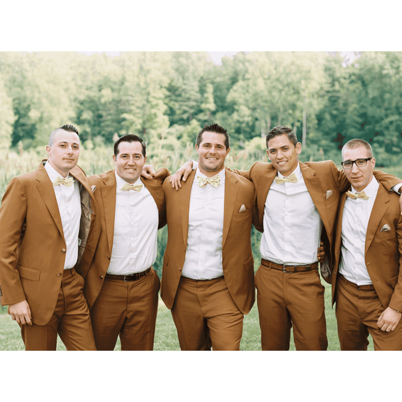 Light Brown Groom Suit — Mens Suits & Blazers