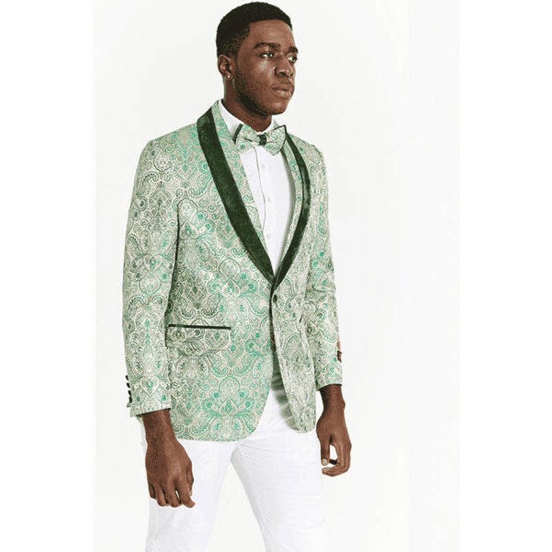 Costume de Mariage Vert Sauge - Tuxedo pour Marié — Costumes et vestons pour hommes