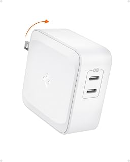 Spigen 70W Dual USB C Wall Charger with GaN II Technology — Fast Charger Usb C