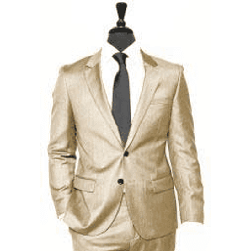 Costume de lin pour hommes Tan — Costumes et vestons pour hommes
