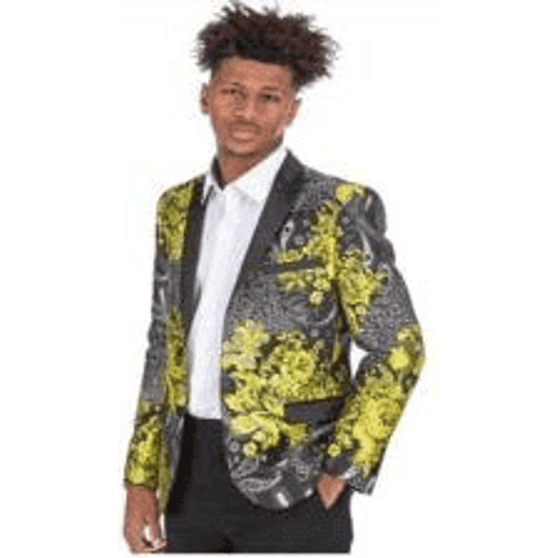 Costume noir et jaune — Costumes et vestons pour hommes