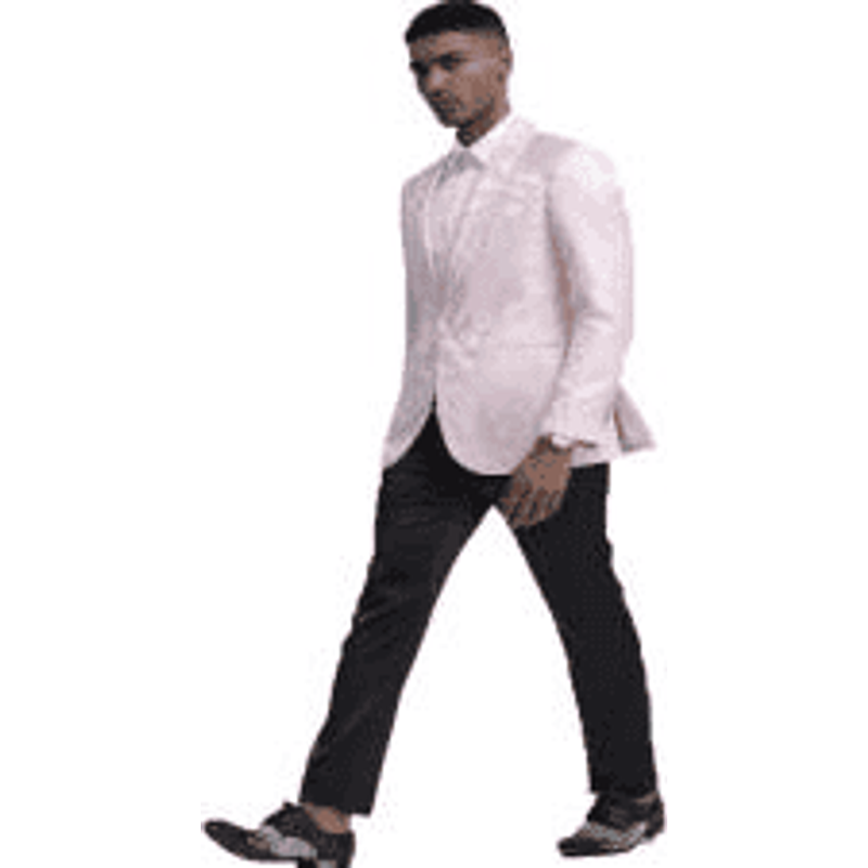 AlbertoNardoniStore Allen-101 Black Men's Suit with Bow Tie — Fashion Accessories