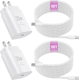 USB C Fast Charger for iPhone 15 16 17 with 10FT Cable