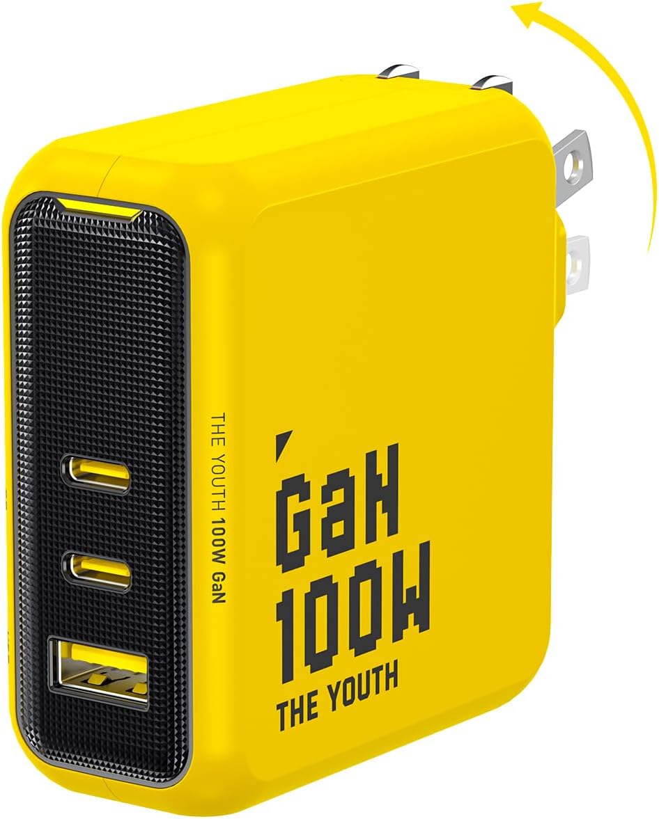 AOHI Youth 100W GaN USB C Wall Charger, 3-Port Fast Charger — Fast Charger Usb C