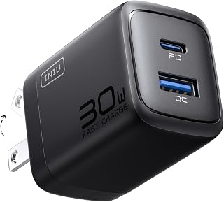 INIU 30W PD QC 3.0 Dual Port USB C Fast Charger