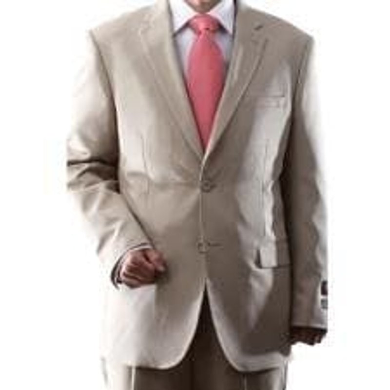 Veste à 2 boutons ventée pour hommes avec pantalons plissés Alberto Nardoni — Costumes et vestons pour hommes