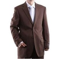 Alberto Nardoni Men's 2 Button Vented Jacket with Pleated Pant Suit