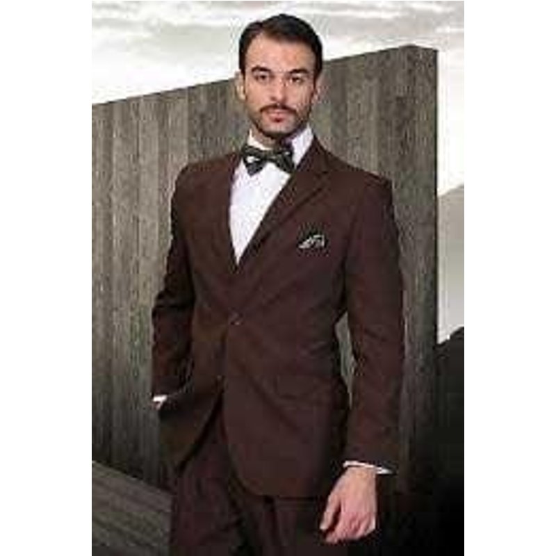 Veste à 2 boutons ventée et pantalon plissé pour hommes Alberto Nardoni — Costumes et vestons pour hommes