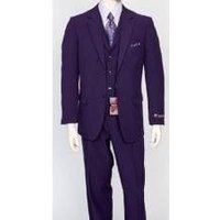 Alberto Nardoni Men's 2 Button Vented Jacket and Pleated Pant Suit