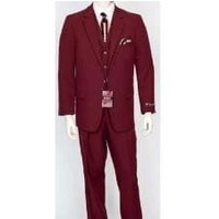 Alberto Nardoni Men's 2 Button Vented Jacket with Pleated Pants