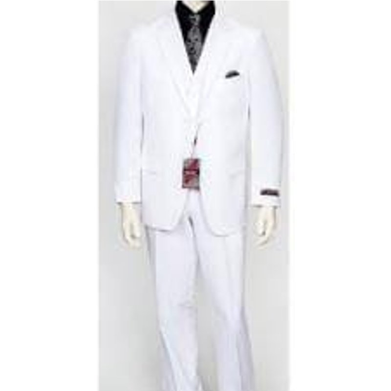 Veste à 2 boutons ventée et pantalon plissé pour hommes Alberto Nardoni — Costumes et vestons pour hommes