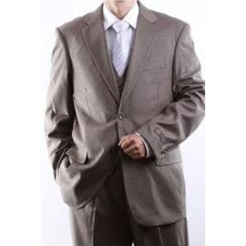 Alberto Nardoni Men's 2 Button Vented Jacket and Pleated Pant Suit — Mens Suits & Blazers