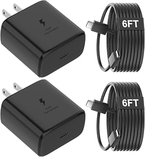45W Fast Charger USB C for Galaxy S26/S25/S24/S23/S22/S21/S20, 2-Pack — Fast Charger Usb C