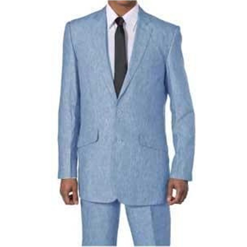 Veste à 2 boutons ventée et pantalon plissé pour hommes Alberto Nardoni — Costumes et vestons pour hommes