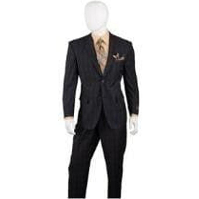 Alberto Nardoni Men's 2 Button Vented Jacket and Pleated Pants Suit — Mens Suits & Blazers