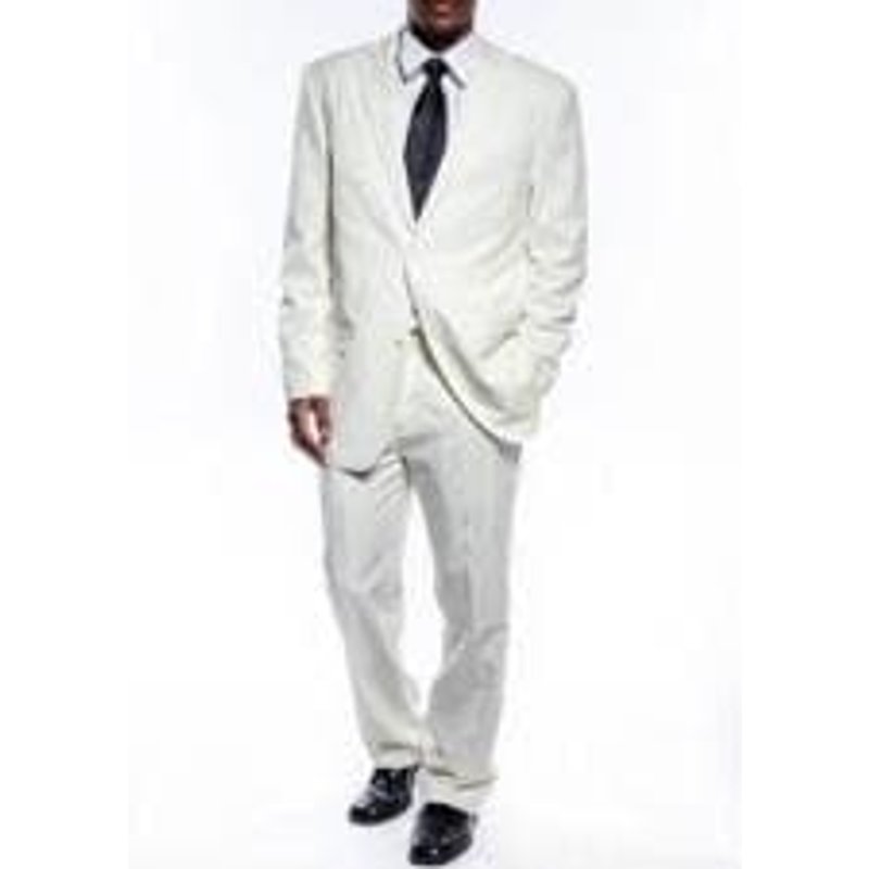 Alberto Nardoni Men's 2 Button Vented Jacket and Pleated Pant Suit