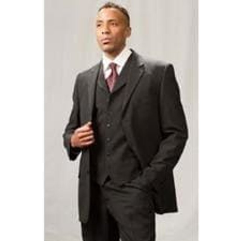 Alberto Nardoni Men's 2 Button Vented Jacket and Pleated Pant Suit