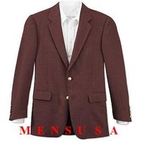 Taille 36 Taille régulière costume de Bourgogne foncé Taille 36r — Costumes et vestons pour hommes
