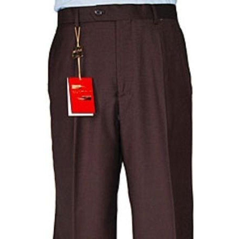 Pantalon habillé plissé pour hommes 48 Mizzani Super 120'S — Robes pour femmes