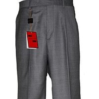 Mens 56 Pleated Dress Pants Mizzani Super 120'S