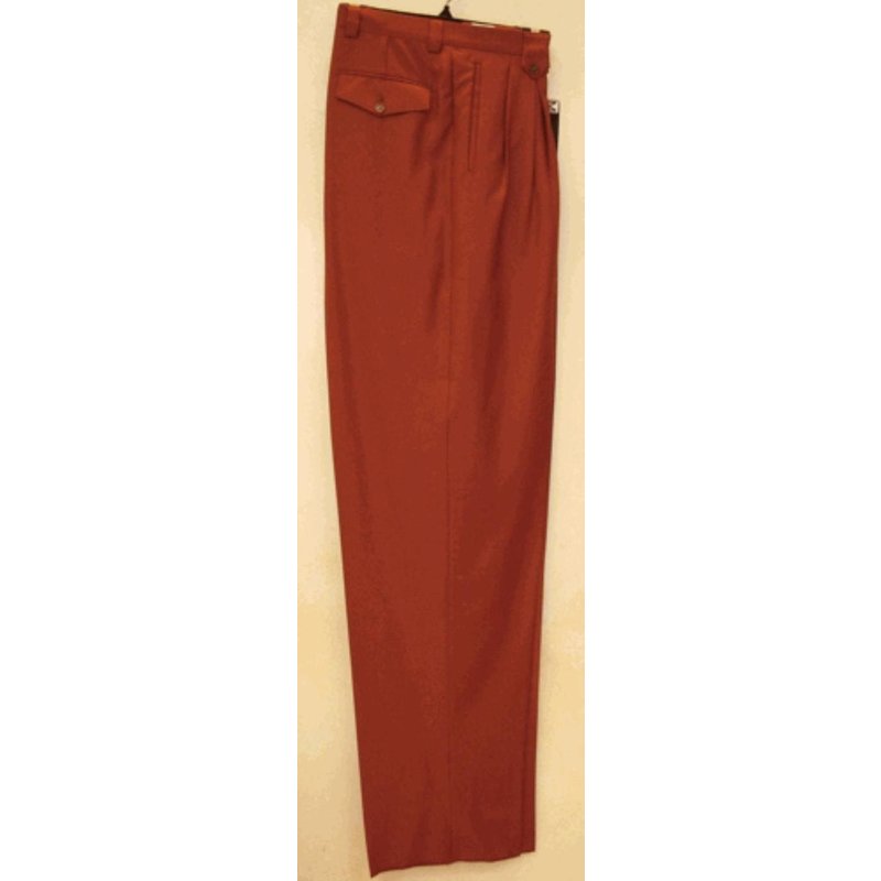 Pantalon habillé plissé pour hommes 50 Mizzani Super 120'S — Robes pour femmes