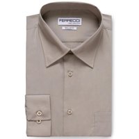 Chemise Homme pas cher Gris clair Chemise économique à rabais 35 $ — Chemises habillées pour hommes