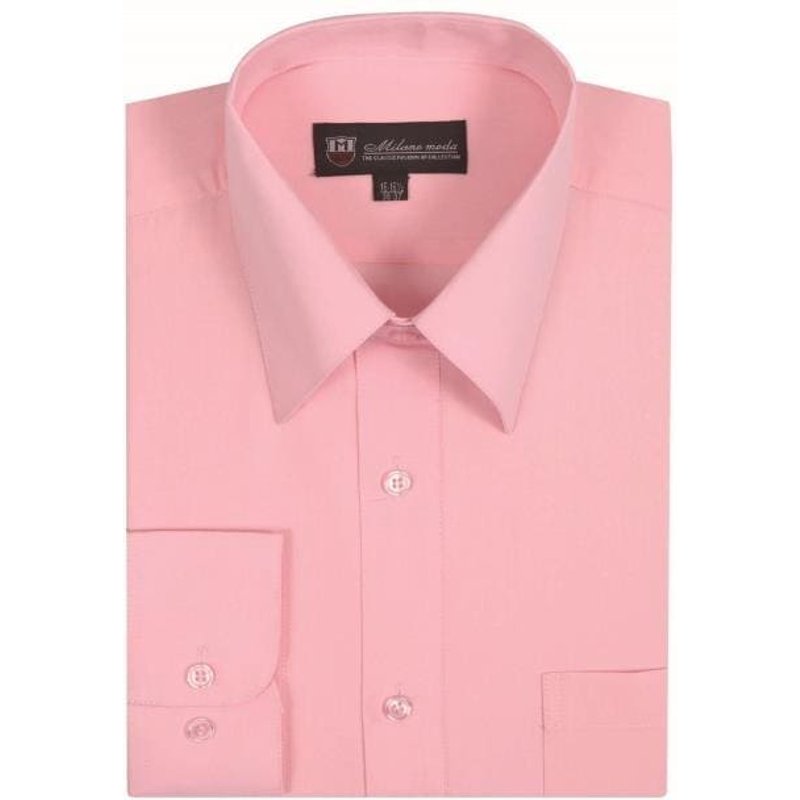 Chemise homme pas cher Chemise rose rabaissé Chemise abordable 35 $ — Chemises habillées pour hommes