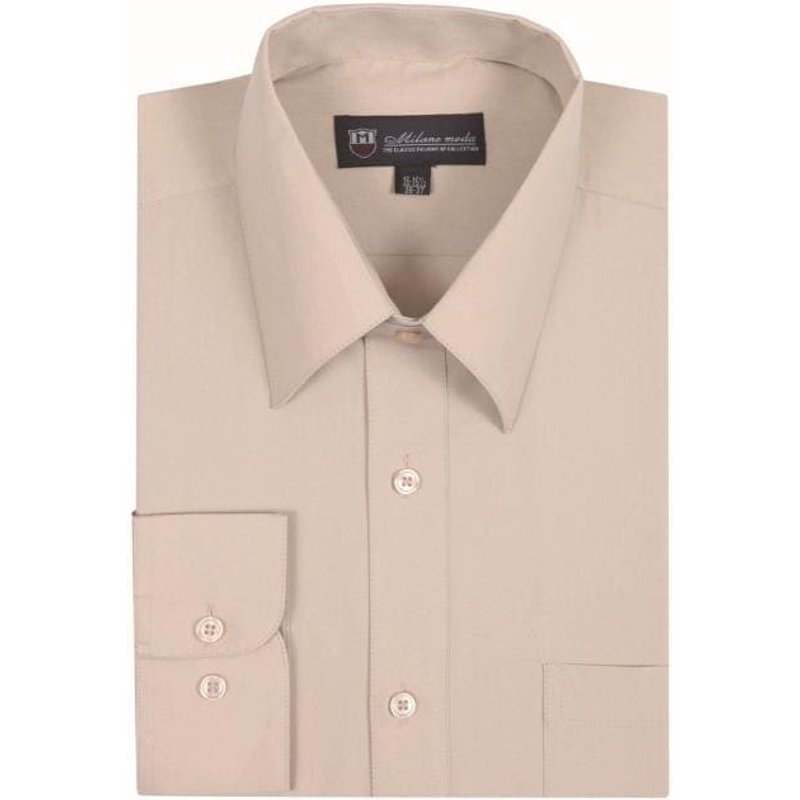 Chemise de costume pour homme Alberto Nardoni - Gris à deux tons — Chemises habillées pour hommes