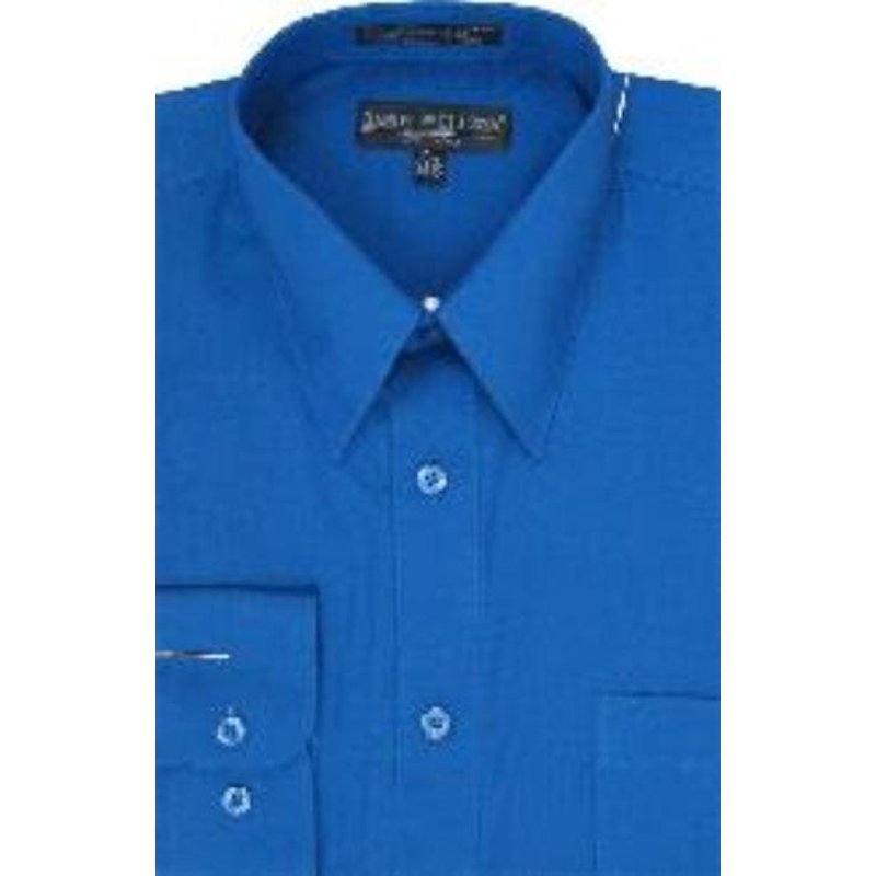 Chemise Homme pas cher Royal Bleu Chemise à prix réduit 35 $ — Chemises habillées pour hommes