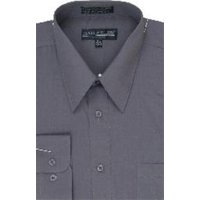 Alberto Nardoni Men's Dress Shirt Charcoal Grey