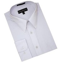 Alberto Nardoni Mens Dress Shirt Silver Grey