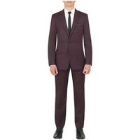 Costume Slim Fit Bourgogne pour Hommes Alberto Nardoni avec Gilet — Costumes et vestons pour hommes