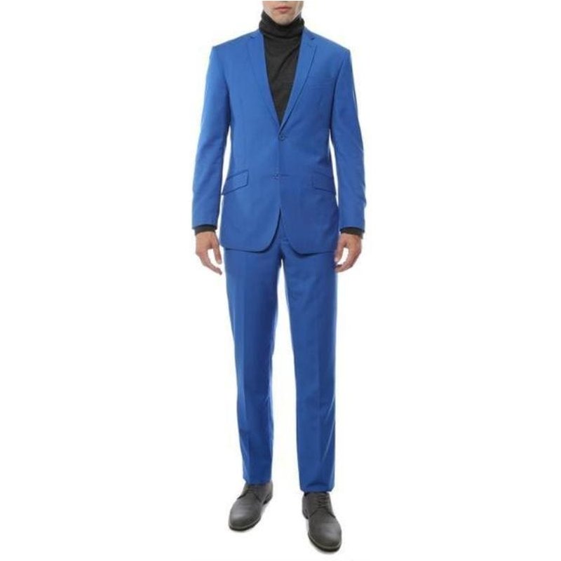 Costume Ajusté Bleu Royal par AlbertoNardoniStore — Costumes et vestons pour hommes