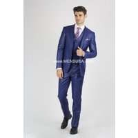 Royal Blue Slim Fit Suit