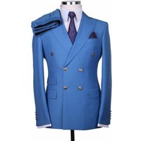 Costume Ajusté Bleu Royal par AlbertoNardoniStore — Costumes et vestons pour hommes