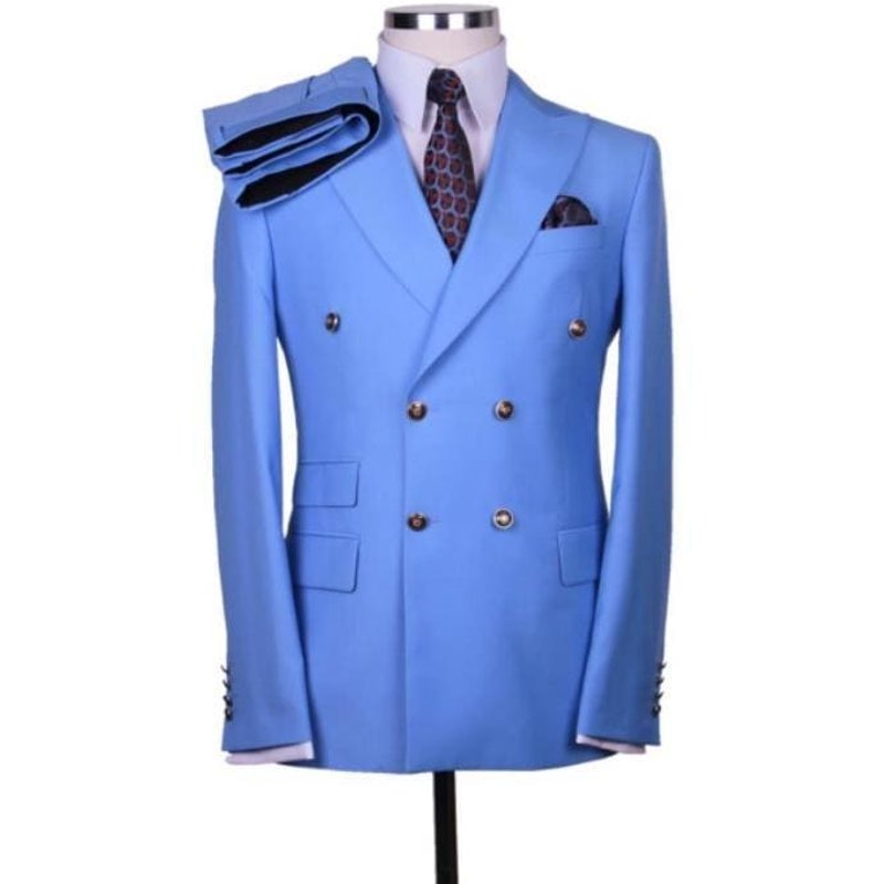 Veste de costume ajustée bleu royal pour hommes — Costumes et vestons pour hommes