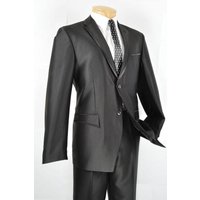 Black Fitted Suit by AlbertoNardoniStore