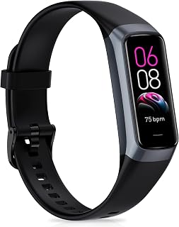 Suivi d'activité avec fréquence cardiaque 24/7, pression artérielle, suivi du sommeil