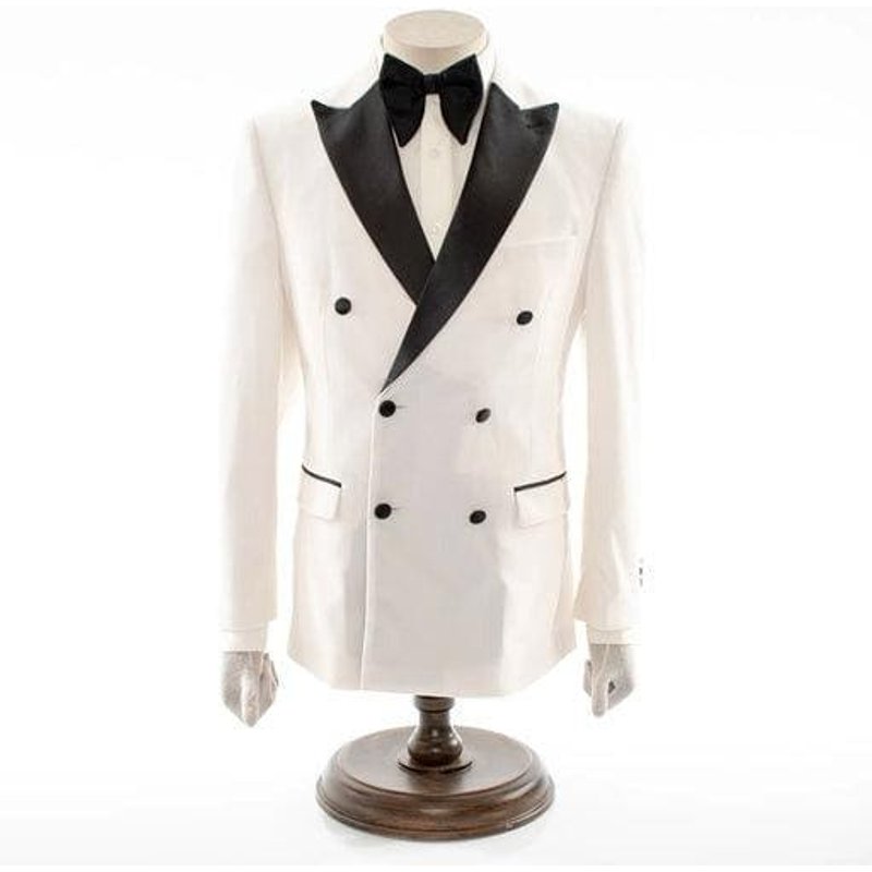 Blazer à velours double seins pour hommes - Blazer noir — Costumes et vestons pour hommes