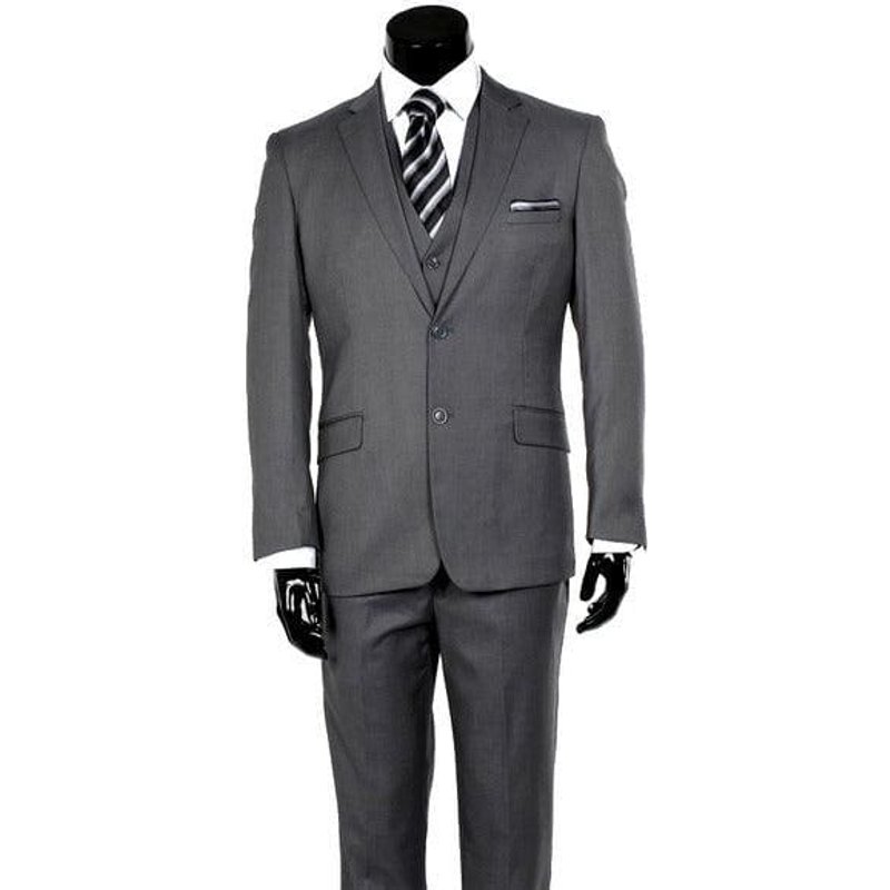Retro Paris Costumes Retro Paris Retro Hommes Gris Costumes — Costumes et vestons pour hommes