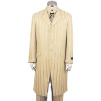 Hommes Longueur du plancher Manteau Taupe Manteau — Accessoires de mode