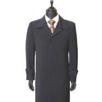 Manteau Long pour Homme en Bleu Marine