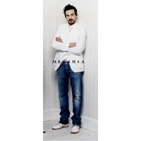 Manteau de sport blanc massif à trois boutons pour hommes / Blazer / Veste