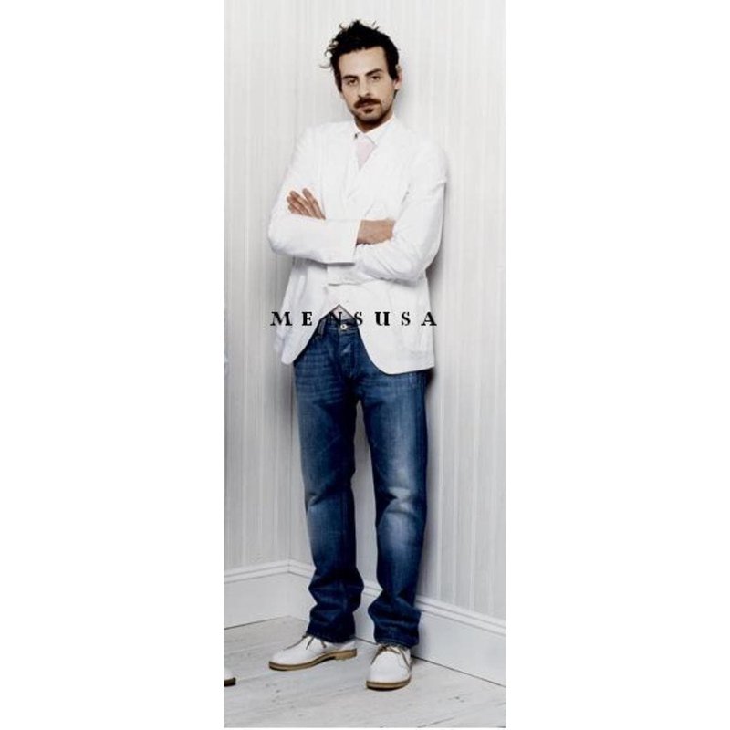 Manteau de sport blanc massif à trois boutons pour hommes / Blazer / Veste — Costumes et vestons pour hommes