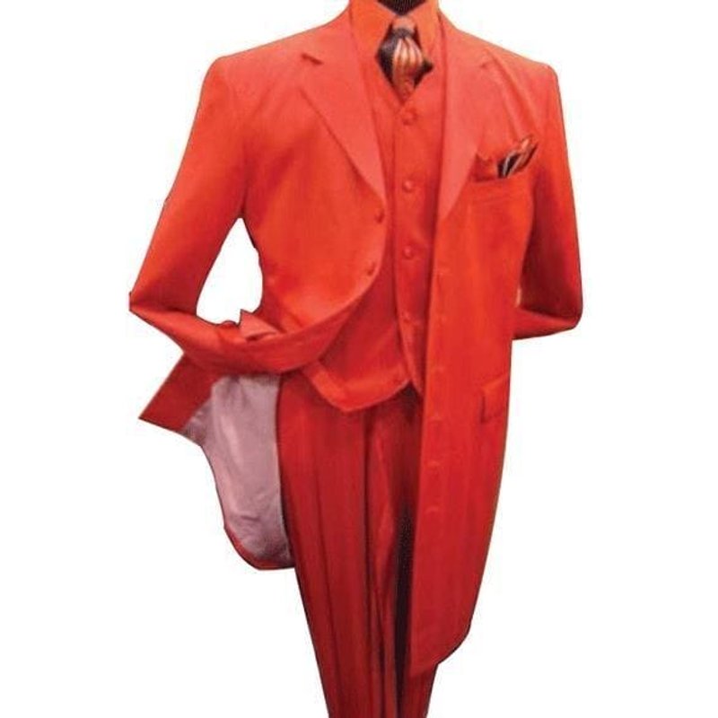 Alberto Nardoni Men's 1920s Red Zoot Suit Style — Mens Suits & Blazers