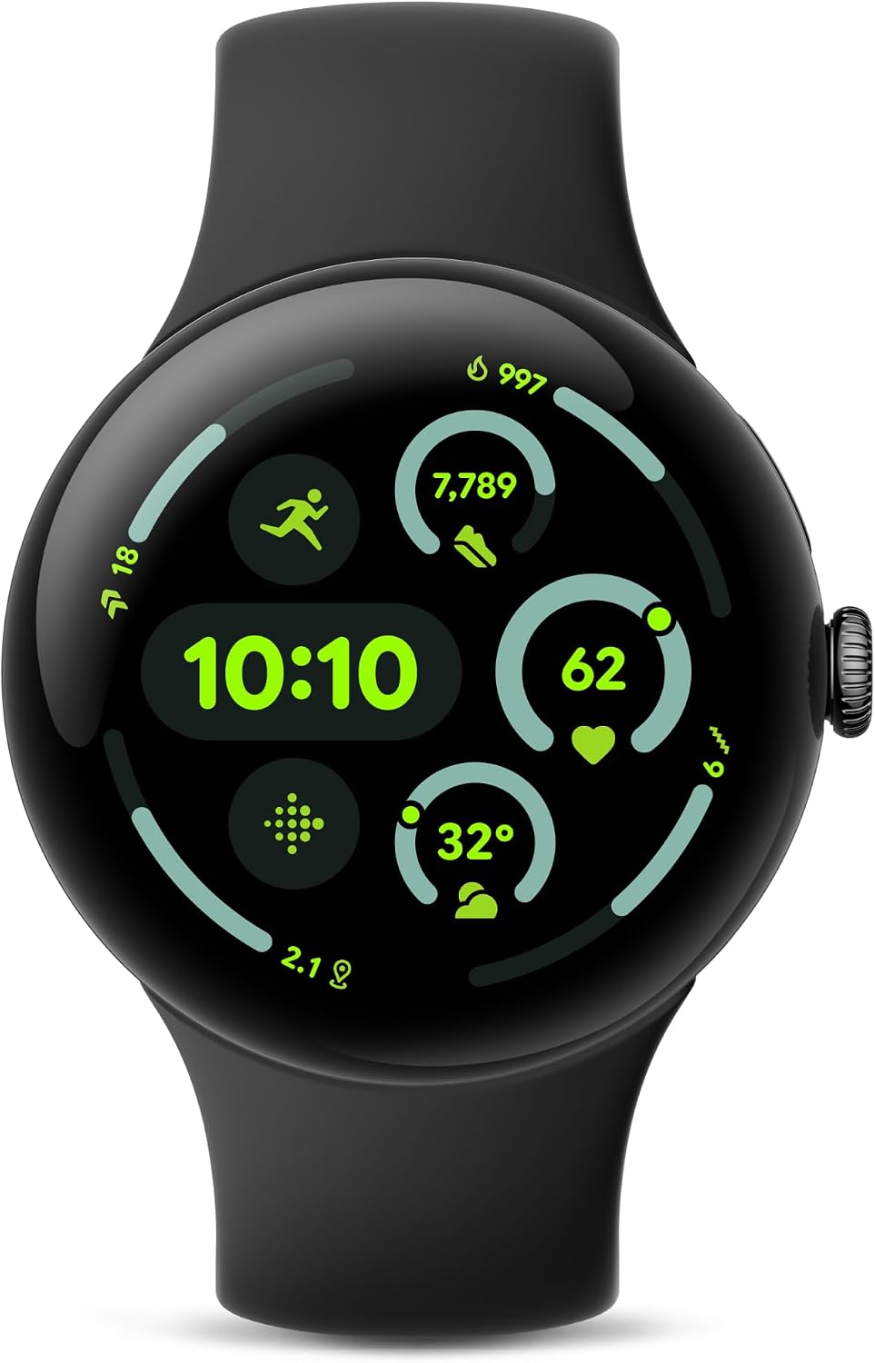 Montre Connectée Google Pixel Watch 3 (45mm) - Suivi de Fréquence Cardiaque — Traqueur de condition physique