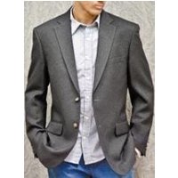 Veste de soirée grise ajustée pour homme